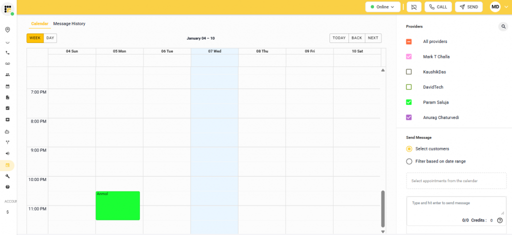 emitrr's schedule-based texting