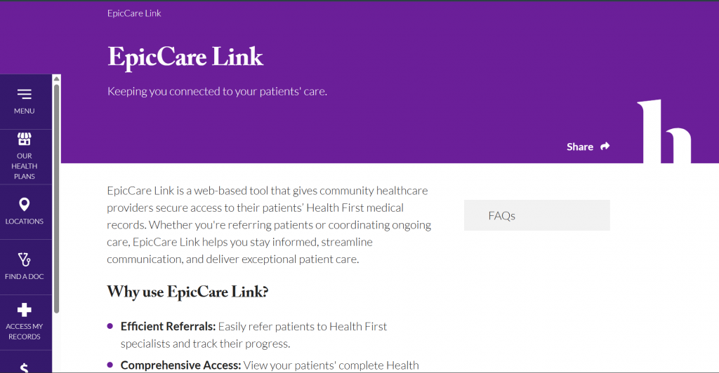 EpicCare Referral Management