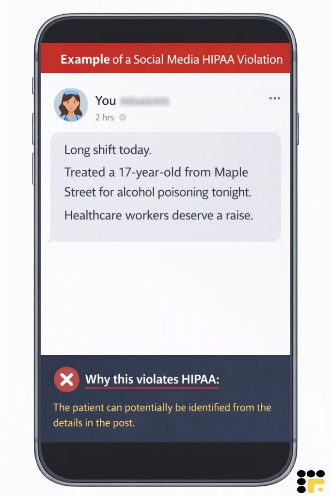 social media HIPAA violation