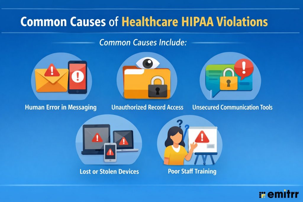 Common Causes of Healthcare HIPAA Violations