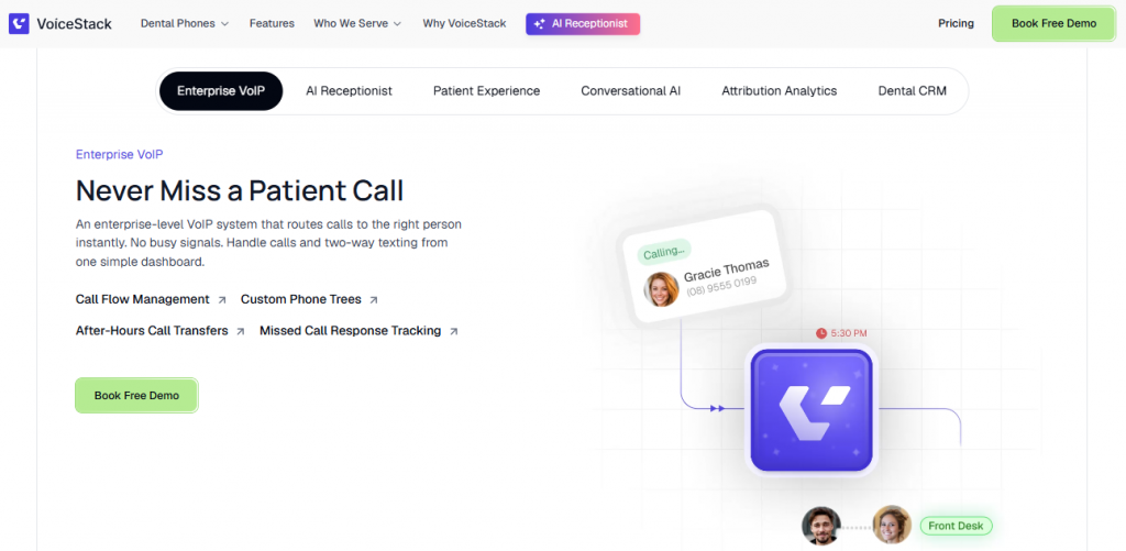 voicestack dashboard image