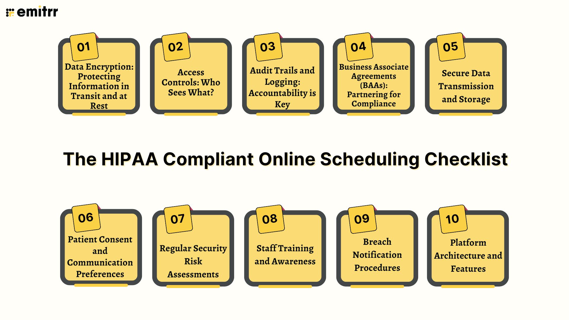 Your Essential HIPAA Compliant Online Scheduling Checklist