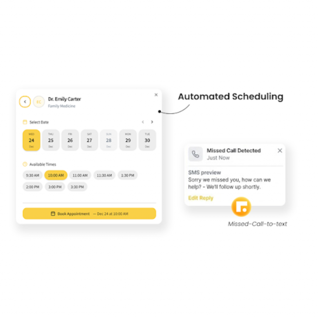 Multi-step SMS reminder sequences
