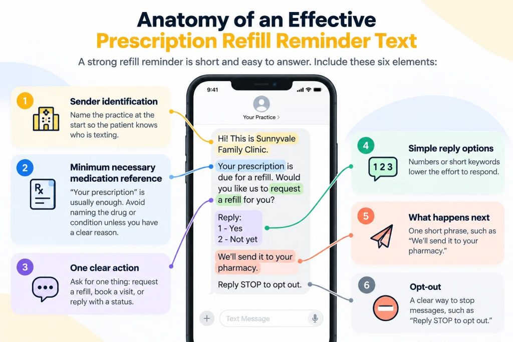 Anatomy of an Effective Prescription Refill Reminder Text
