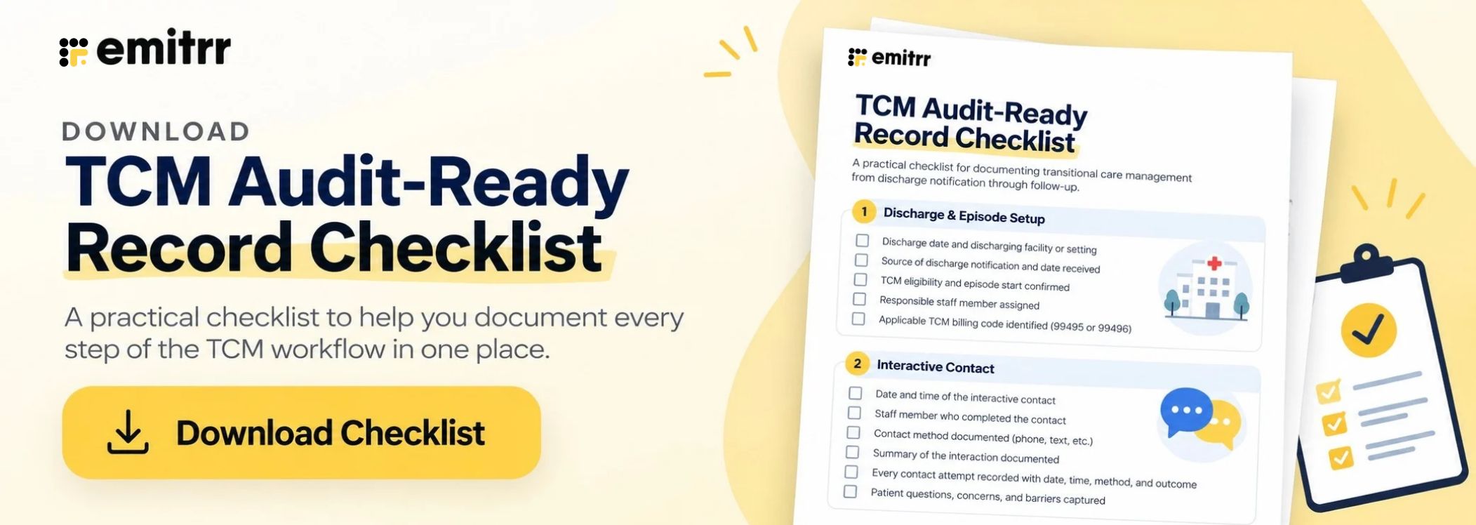 TCM Audit-Ready Record Checklist