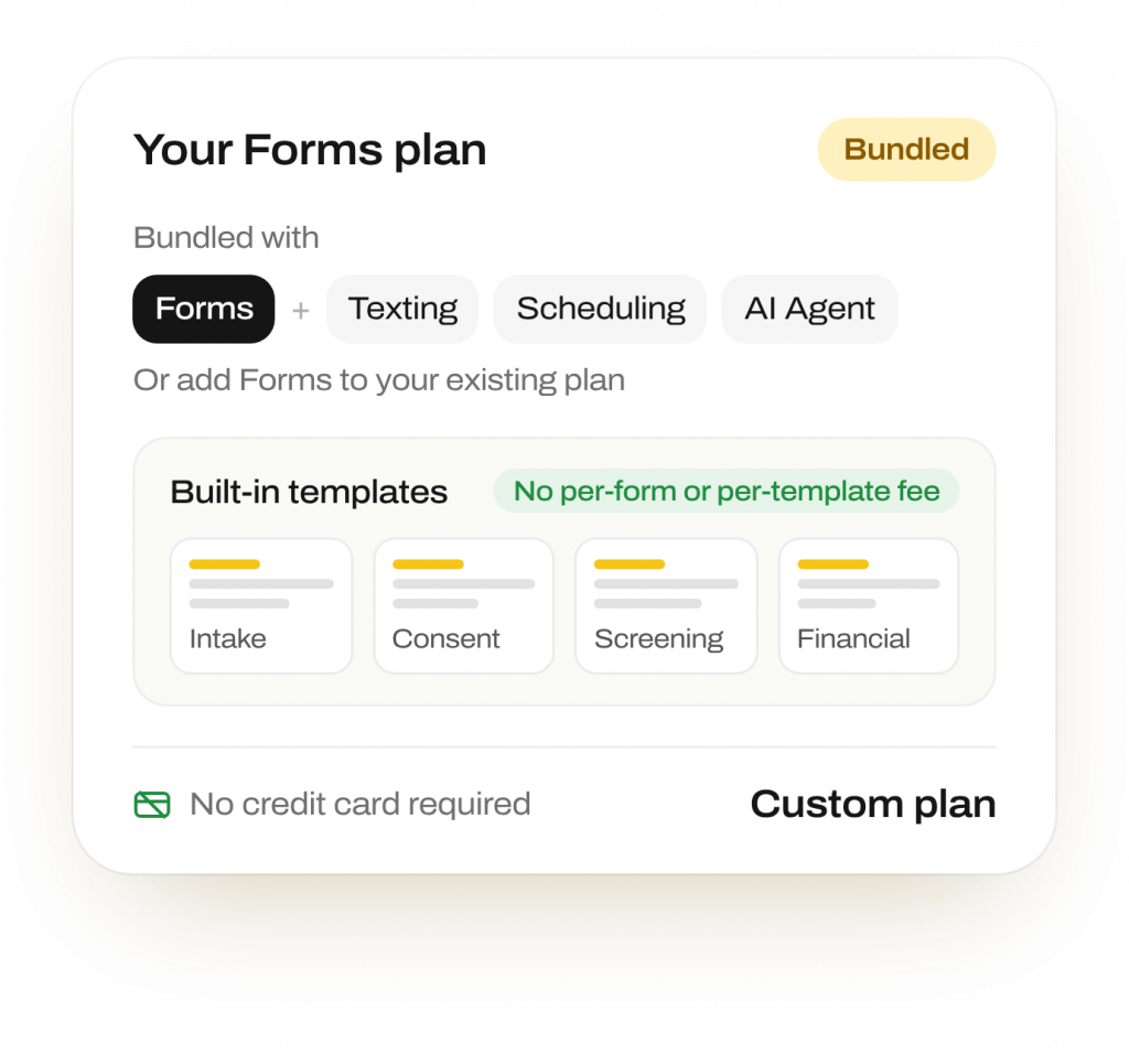 Simple, Bundled Pricing