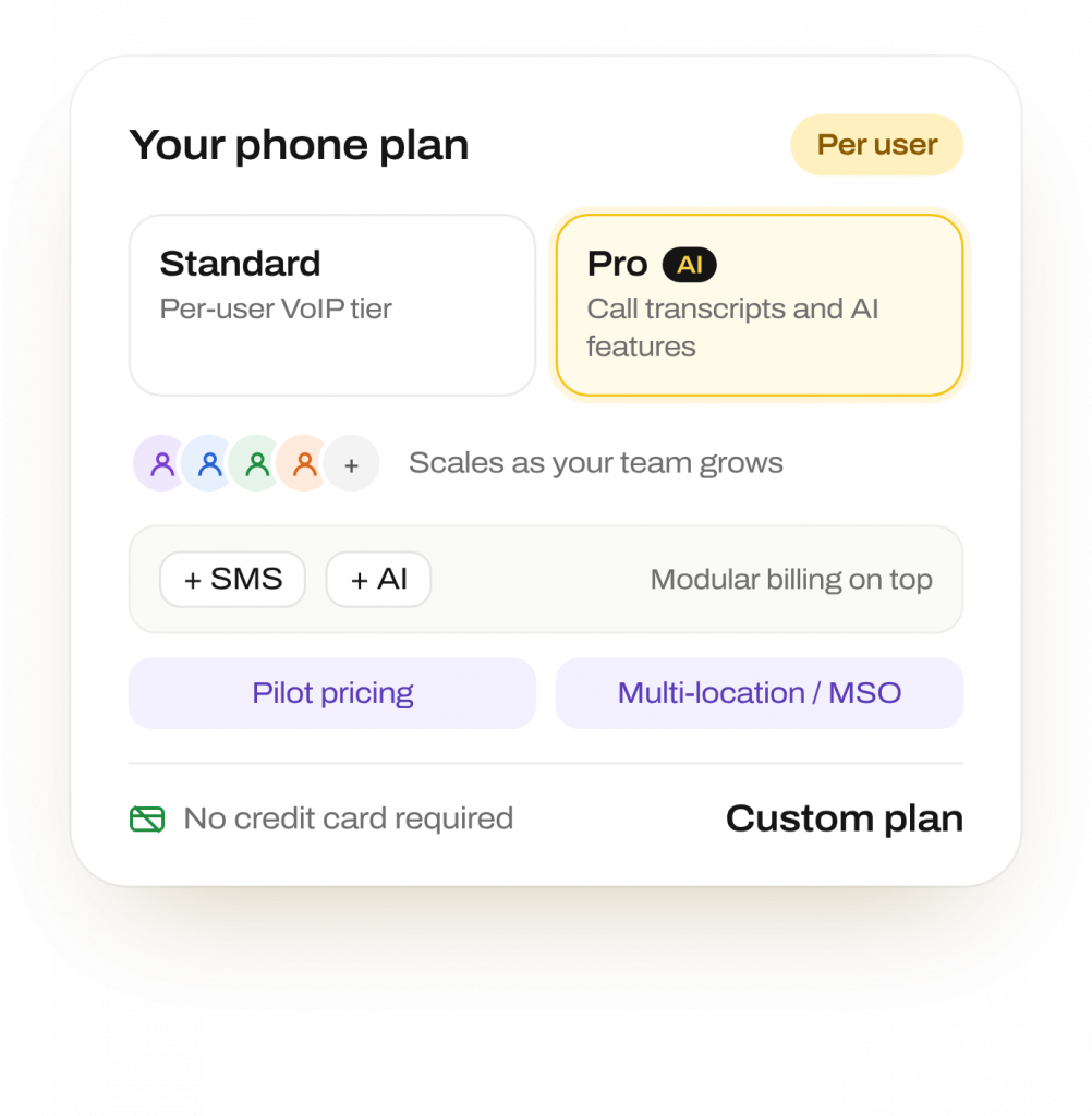 Per-User Pricing That Scales With Your Team