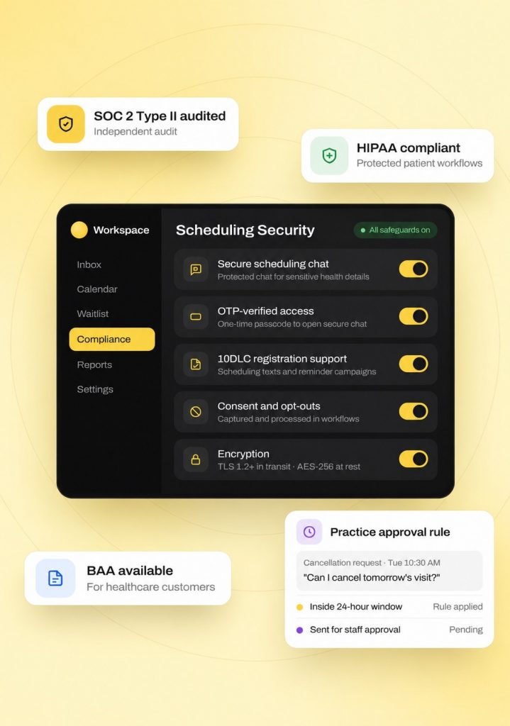 Schedule Updates and Practice Controls